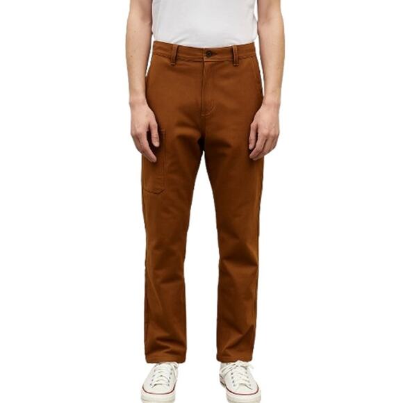 Alesbury Straight Leg Pants Tobacco Brown NWT Size 34x32 Cotton Blend - Picture 1 of 9